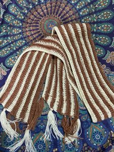 Striped Crochet Shawl