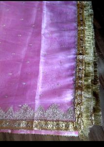Pink Embroidered Lahnga Kurti