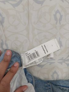 Ice Blue Korean Y2k Low Waist Jeans