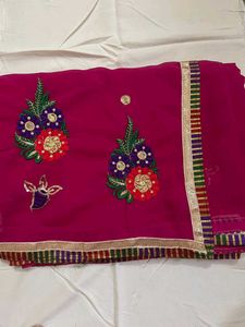 new heavy rani saree