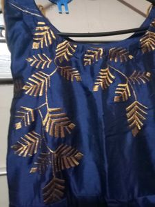 Elegant Navy Blue Dress