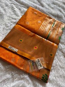 Elegant Orange Paithani