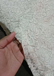 White Lace Midi Dress