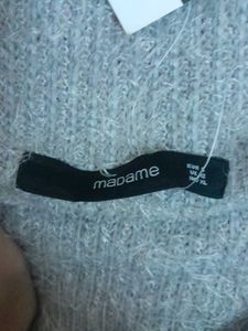 Cozy Gray Knit Sweater