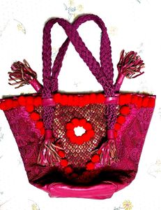 Shoulder Bag Structured Pink