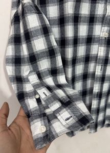 Black &amp; White Checkered Shirt