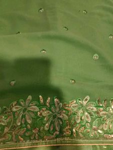 Green Saree