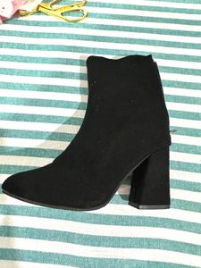 Black Suede Ankle Boots