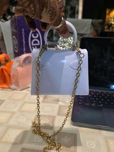 Cute Mini White Patent Handbag 👜