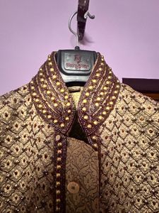 Sherwani Only Once Worn, Brand Manyavar