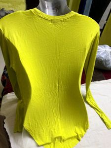 Yellow Long Sleeve Top