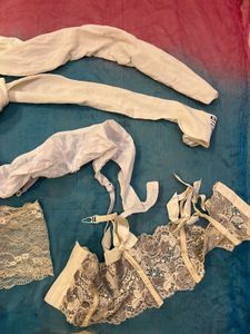Garter Belt Stockings Bra Panty