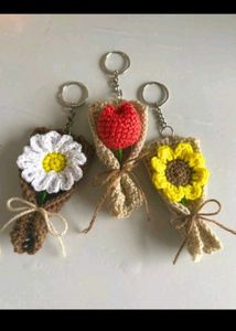 Handmade Cute Crochet Keychains