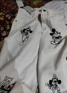 New Trendy Printed Jeans