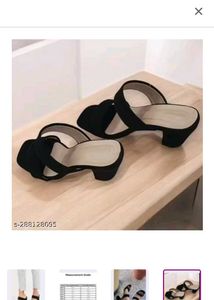 Chic Black Heeled Sandals