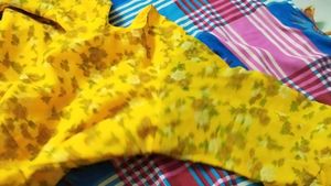 Yellow Floral Gown