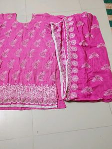 Dress Pink Set Plus Size