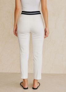 White Straight Leg Pants