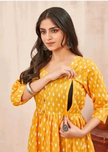 Yellow Maternity Dress
