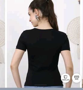 Chic Black Cutout Top