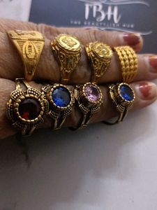 Vintage Assorted Ring Set