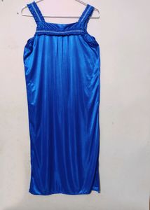 Two Piece Night Dress, Colour: Blue