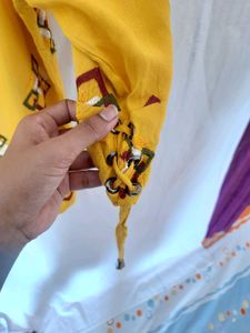 Casual Mustard Yellow Top