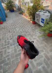 Red &amp; Black Sneakers