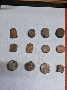 Vintage Copper Coin Collection 12 Pcs Lot ¹³