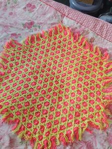crochet Handmade Table Cover 3.2ft
