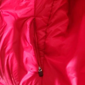 Soft-Shell Zip Front Puffer Jacket
