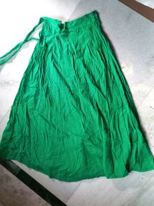 Bright Green Long Skirt