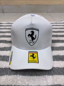Scuderia Ferrari Unisex White Baseball Cap