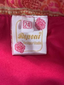Chic Blazer &amp; Dress Set 3 pis Indowestern baby par