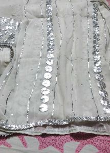 Heavy Gota and Mirror Hand Work Elegant Kurta Set