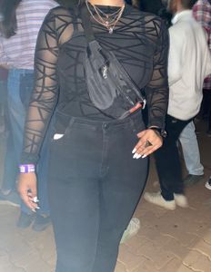 Mesh Dress Wore For Parties