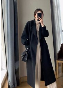 oversize warm Black Long Coat ( fits xxs till L)