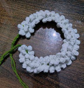 Handmade Crochet Jasmine Gajra