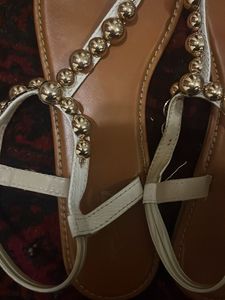 Beaded Thong Sandals