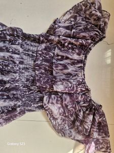 Grey Black Shiny Maxi Dress