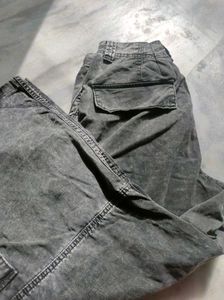 Gray Cargo Pants