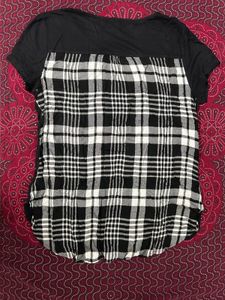 Black And White Women Tshirt