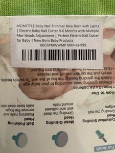 Baby Electric Nail Trimmer