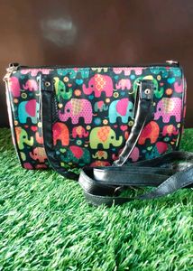 Quirky Print Sling Bag