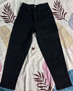 Black Straight Leg Jeans