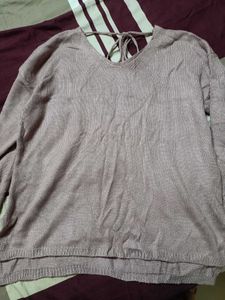 MAUVE KNIT TOP