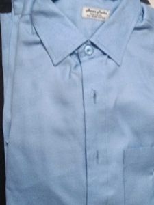 Vintage Light Blue Button-Down Shirt