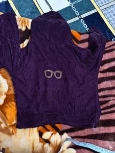 Purple Velvet Tracksuit
