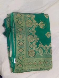 Elegant Green Saree