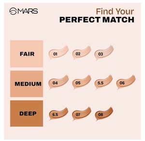 MARS SPF50 PA++++ High Coverage Liquid Foundation
